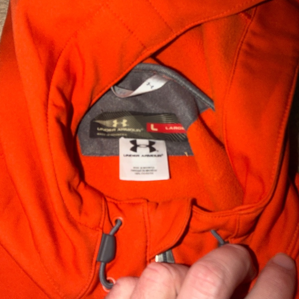 Under Armour Orange Soft Shell Jacket - image 4